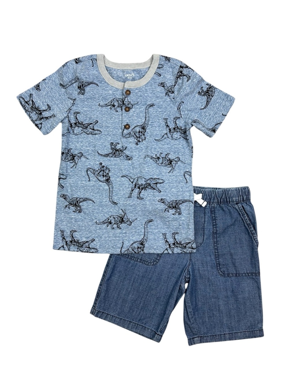 Carter’s Dinosaur Henley Shirt Size 7